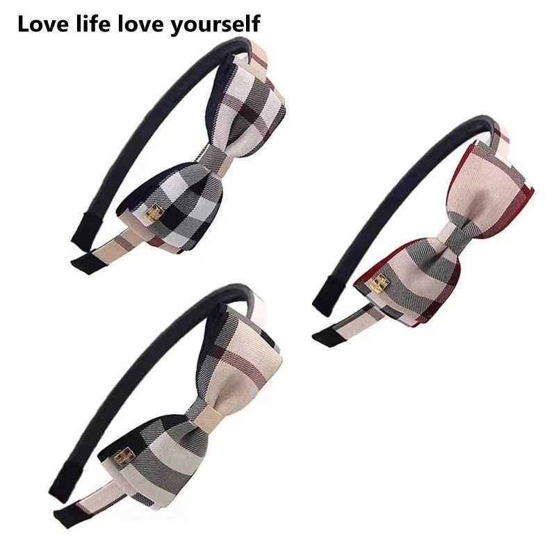 Fashionable bow hair clip teething ring girls hair clip exquisite simple plain hair clip headband accessories M240826
