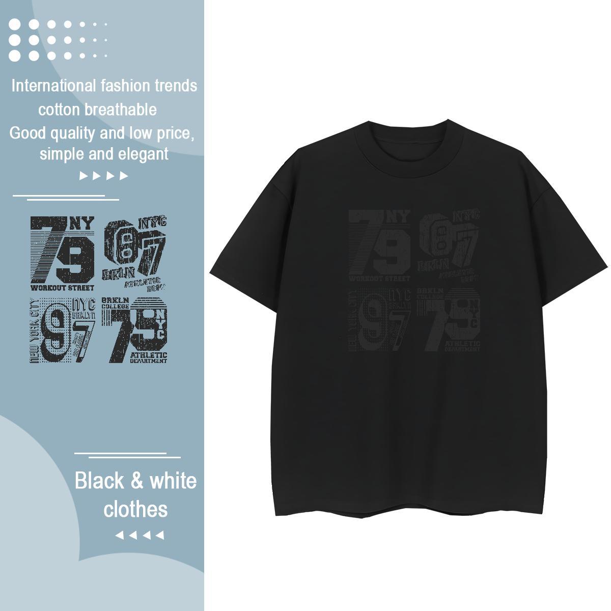 Unisex Lady T shirt 100% Cotton 230g letter Casual Daily Wear Woman T Shirts Short sleeve Soft Custom Print Oversized Clothes
