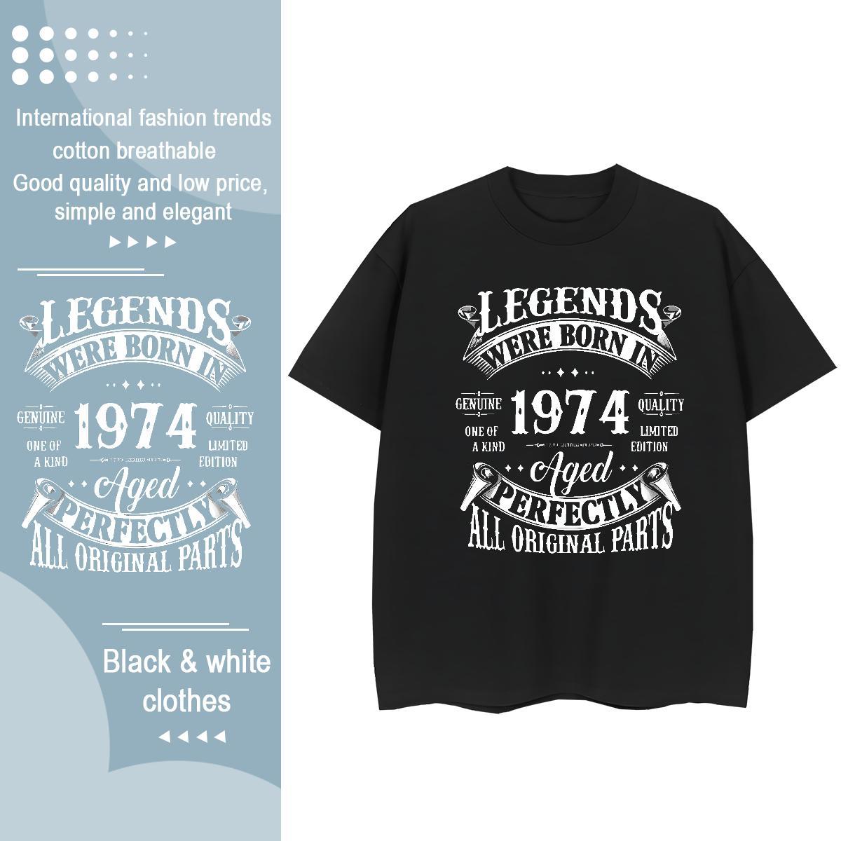 Brand Couples T Shirts 230g 100% Cotton letter Daily Wear T-Shirts for Women O-Neck Short Sleeve Black White Top Shirts