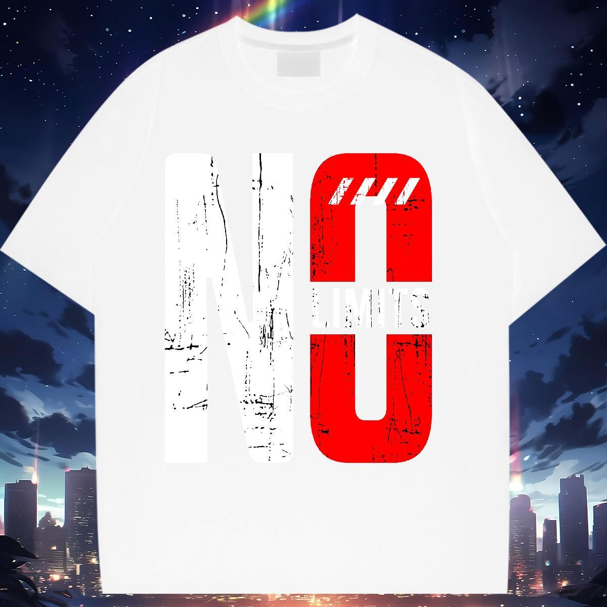 Unisex Unisex Tshirts 230g Cotton letter Hip Hop Women T Shirts Short Sleeve O-Neck Cartoon Print Tee Shirt