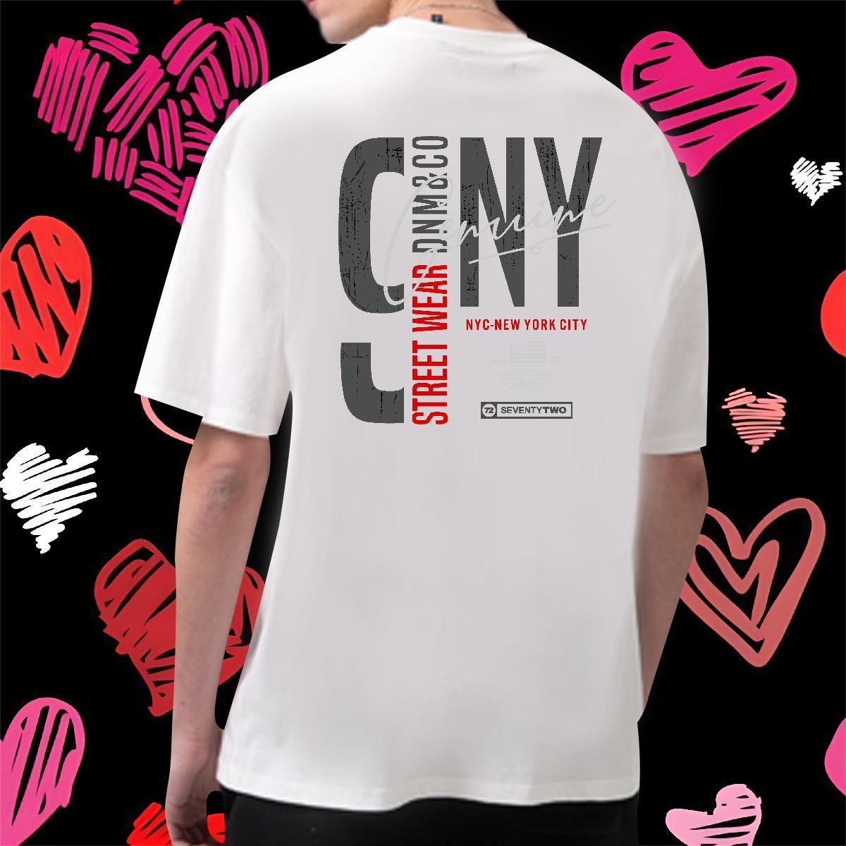 Cool Design T-Shirts 230g Cotton letter Street Casual Anime Print Round Neck Short Sleeve Tshirt for Man Woman Customized Top Tees