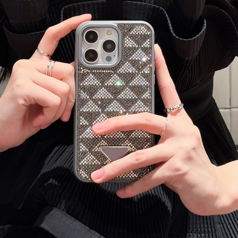 Designers Phone Cases wallet card pocket For iPhone 15 ProMax case 15Plus 14Pro 13 12 Designer Fashion Creative Triangular Case Luxury Cover Dirt-resi