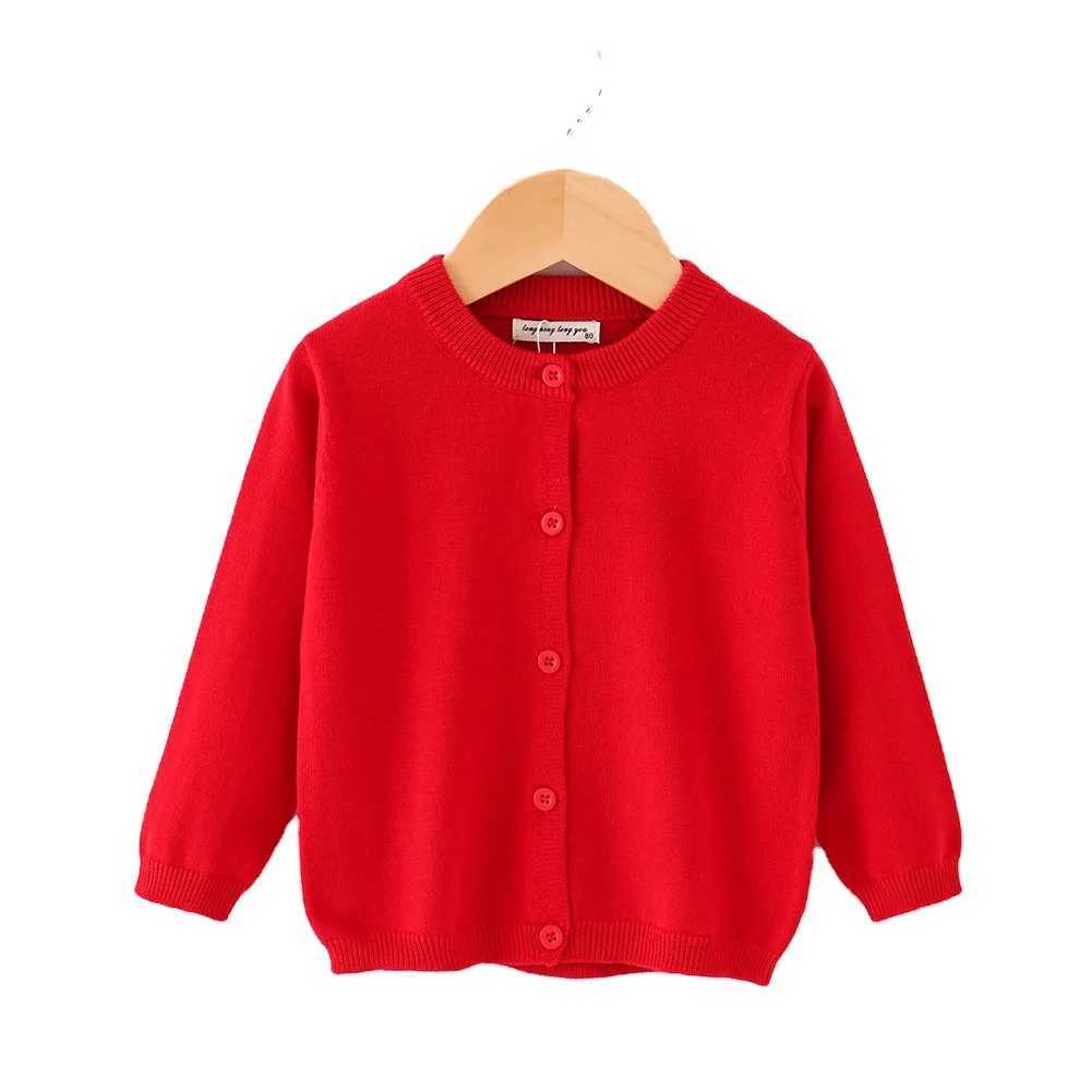 Candy Color Cardigans for Boys Girls Spring and Autumn 1 to 2 4 6 8 9 Year Old Childrens Clothing Knitted Sweater Baby CoatW240824