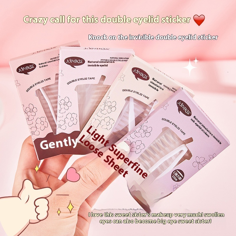 Waterproof Jonbos Beauty Patches for Double Eyelids Non-Greasy & Discreet Application