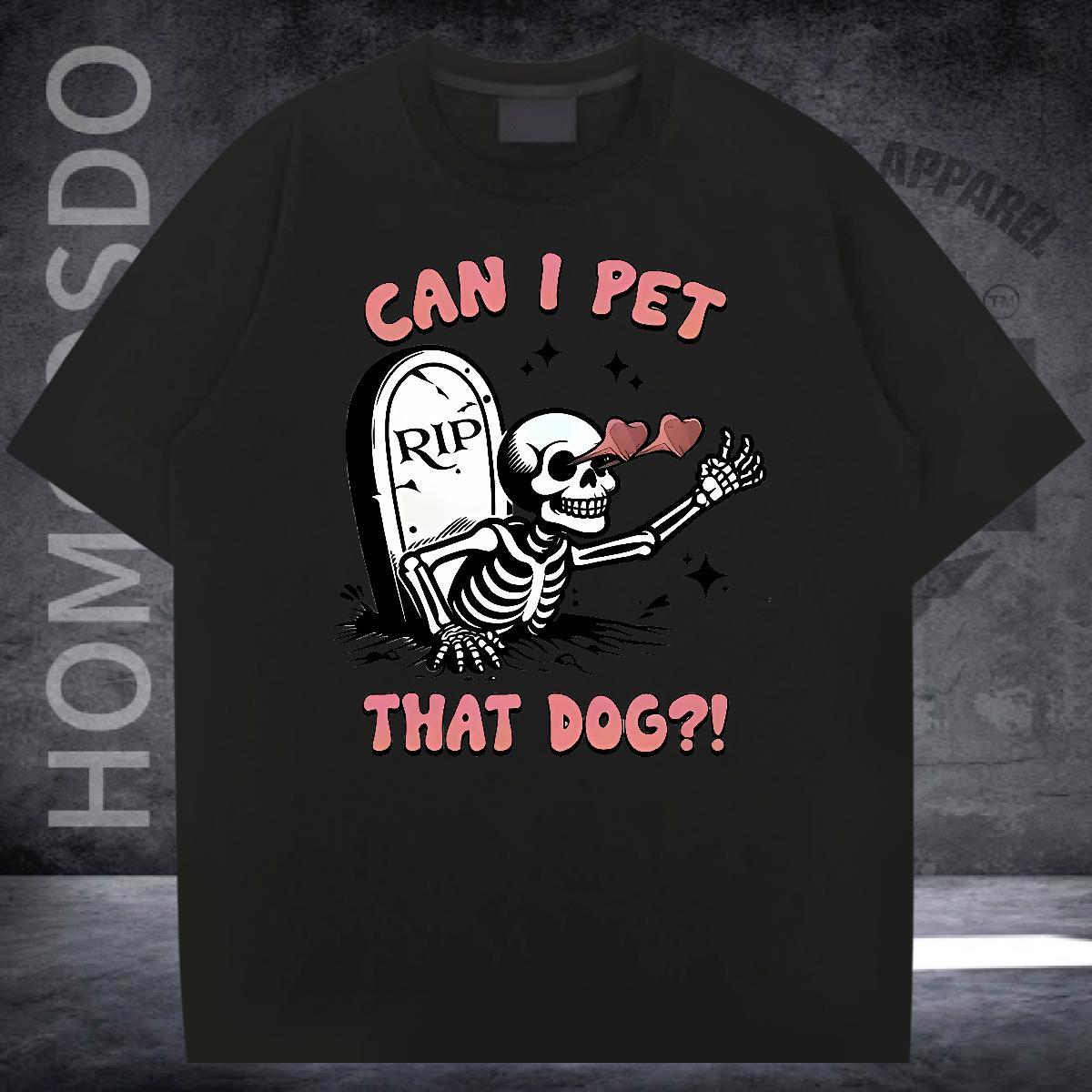 Comfortable Man T Shirts 230g 100% Cotton skull Anime Printing Street Custom Big Size Short Sleeve O-Neck Tshirts Customized Wear