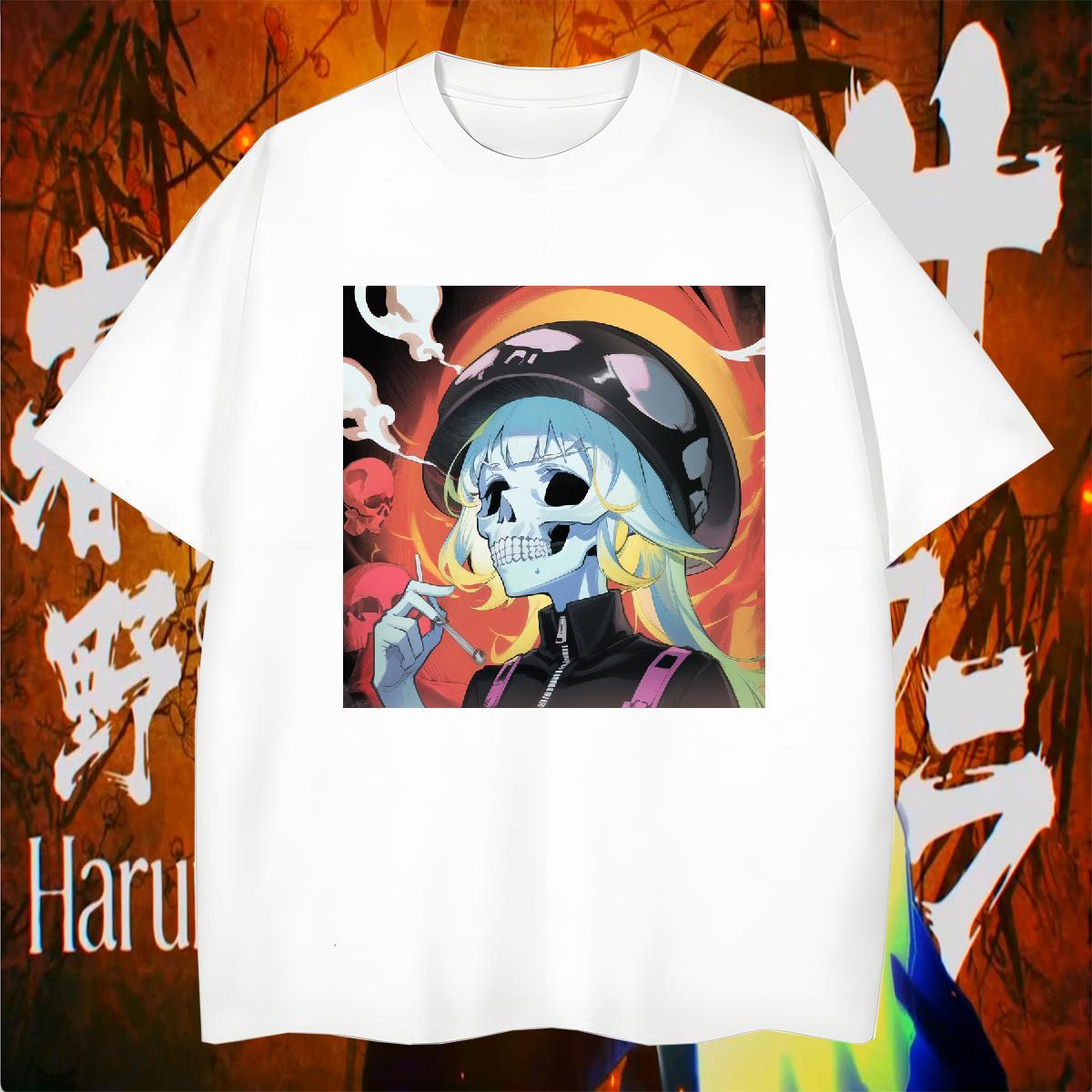 Designer T Shirt For Man 100% Cotton 230g skull Outdoor DIY Printed Breathable Soft Men Tops Tees Fashion Designer Wear