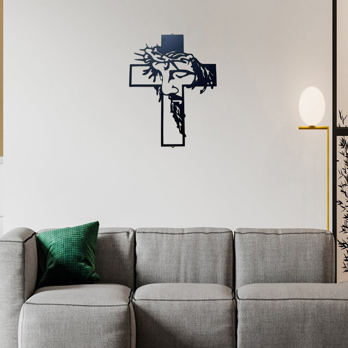 Stunning Openwork Carved Wall Cross for Church Home Office