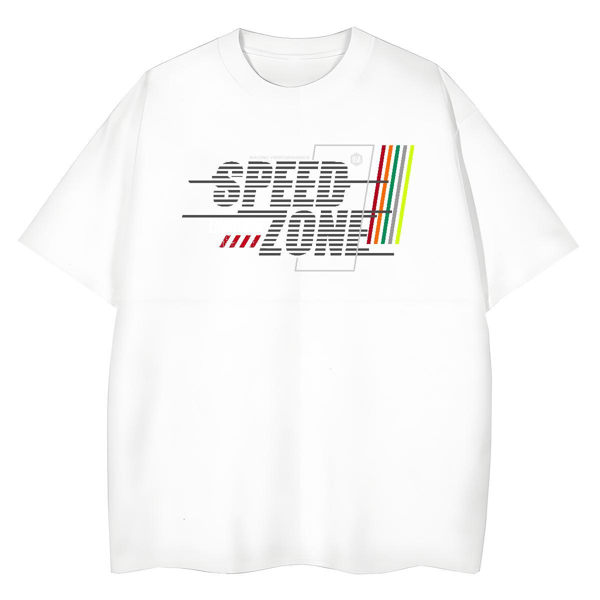 Nice Couples T Shirts 230g Cotton letter Summer Casual T-Shirts for Women Breathable Custom Printed Clothes