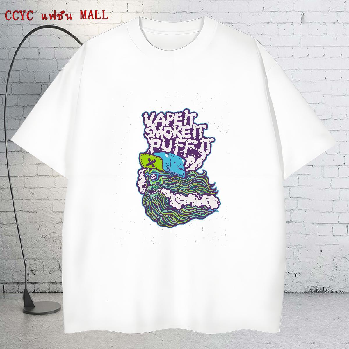 Soft Man T Shirts 100% Cotton 230g skull Outdoor Graphic Crew Neck Couples T Shirts 2024 Tshirts