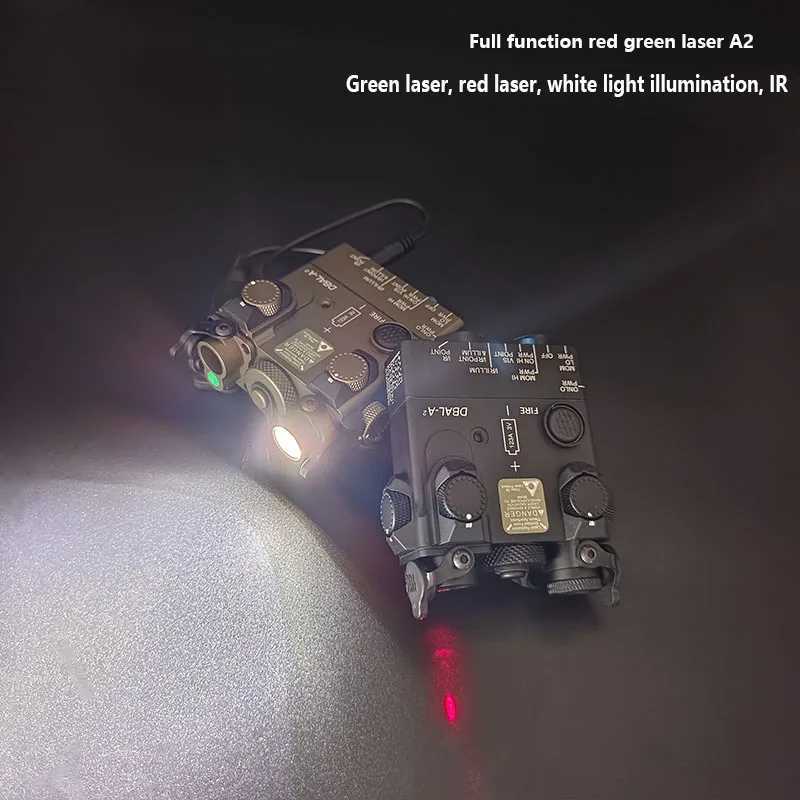 Sotac Metal DBAL A2 tactical laser red green dot indicator infrared laser+LED white light multifunctional laser indicator aiming CL240826