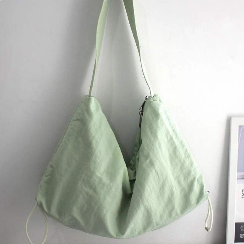 High-capacity Solid Simple Women Handbags Vintage Fashion Shoulder Bags Grunge All Match Y2k Underarm Bag 240824