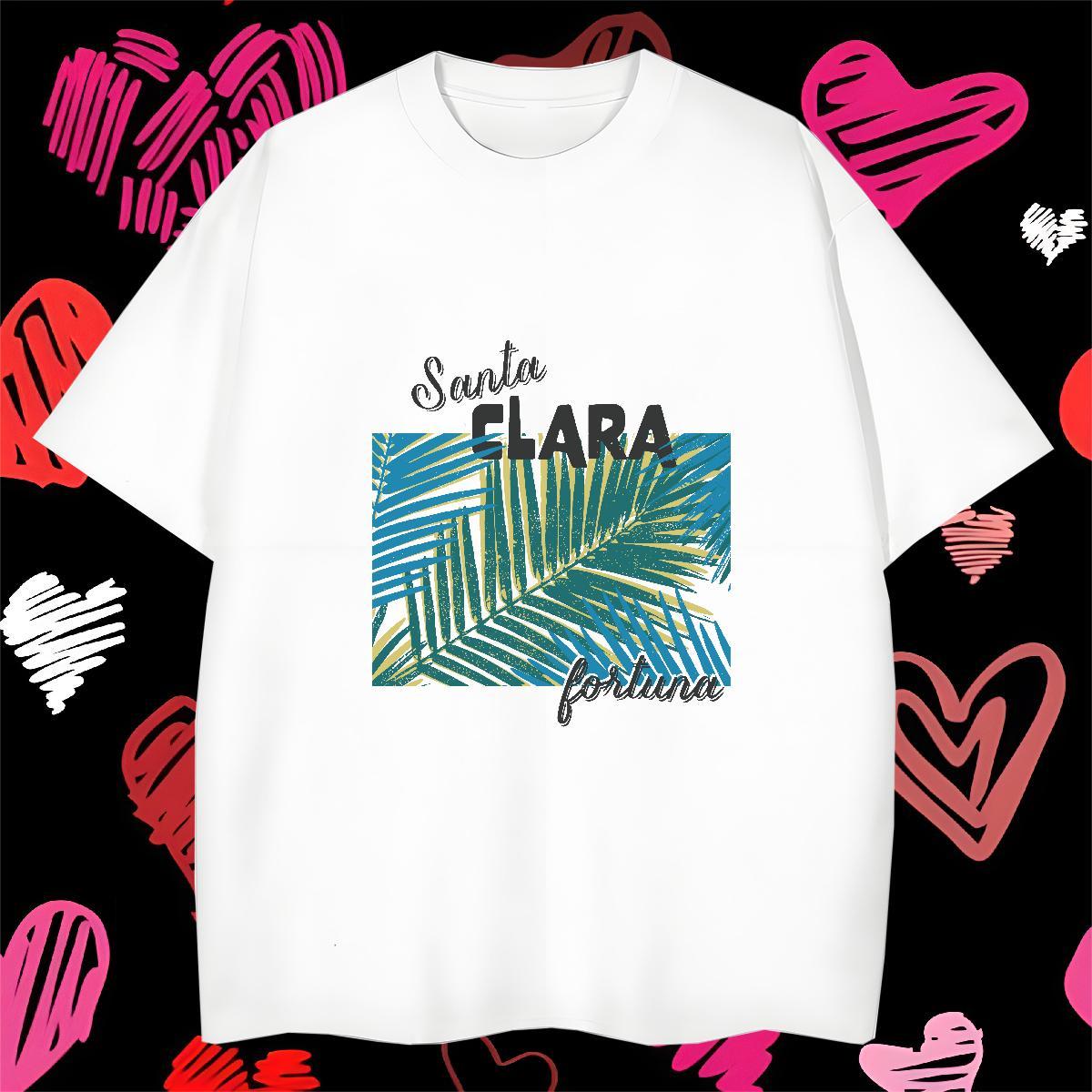 Designer T-Shirts for Men 100% Cotton 230g beach Spring Summer Cartoon Print Short Sleeve O-Neck Couples T Shirts Fashion Designer Tee Shirt