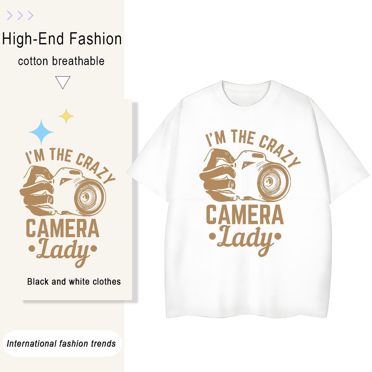 High quality Unisex Tshirts 230g Pure Cotton monogram Street Women T Shirts Short sleeve Soft Customized Print Tees Shirts