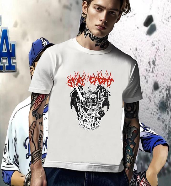 Cool T-Shirts 100% Cotton 230g skull Sport Black White Breathable Short Sleeve Men Tees Factory Direct Tshirts