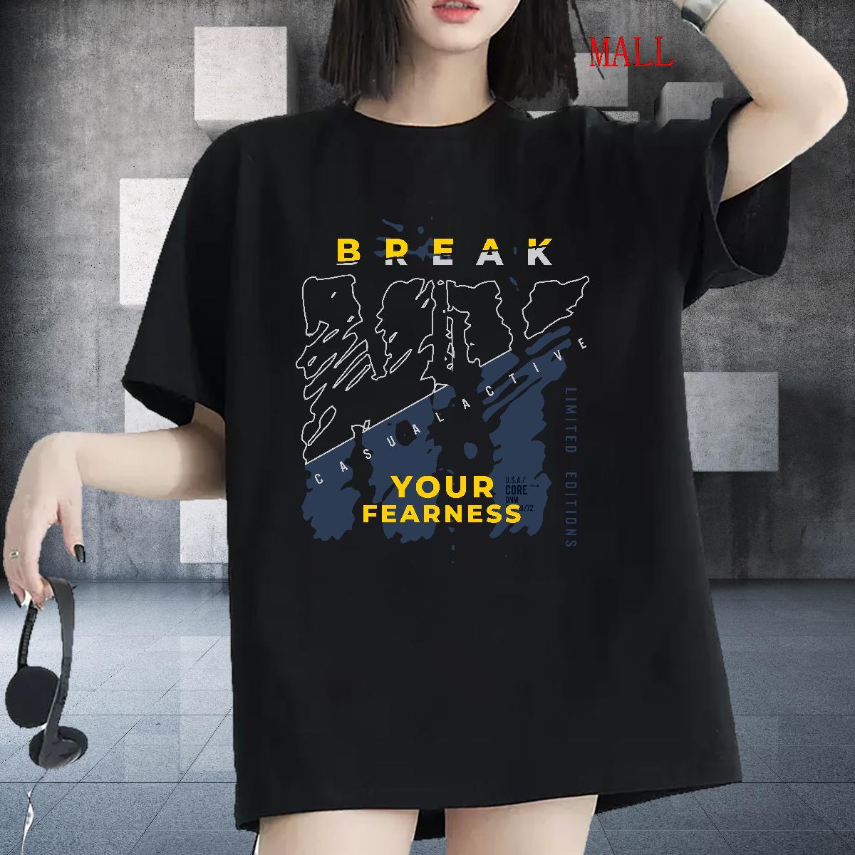 Free Shipping Couples T Shirts 100% Cotton 230g gun Street Casual T Shirts Women Breathable Short Sleeve Oversized L-4XL Wear