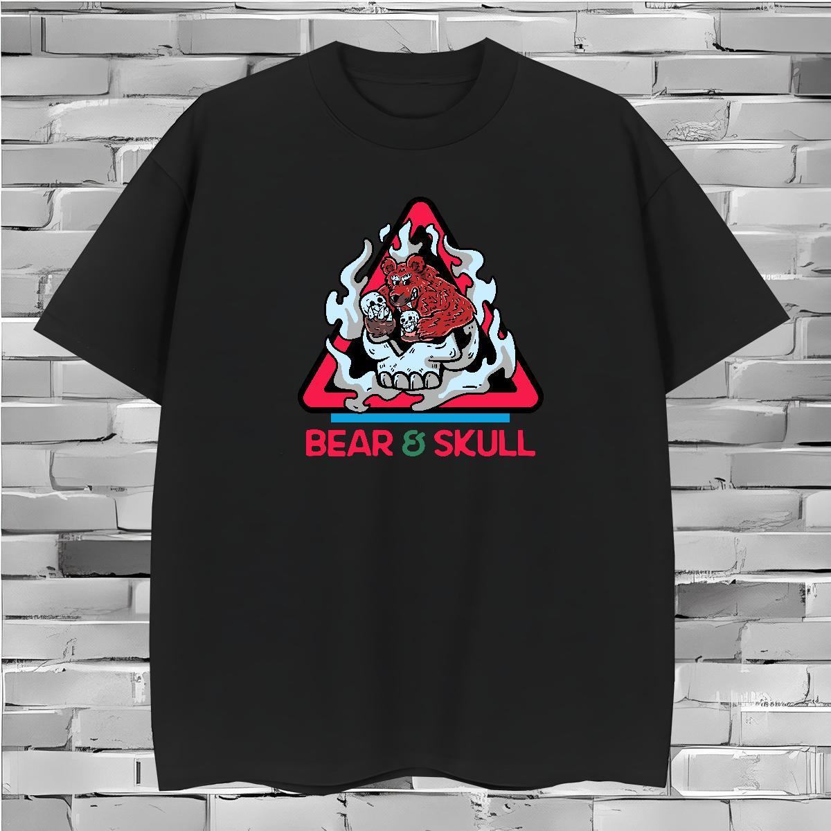 High Quality Mens T Shirts 230g 100% Cotton skull Street Wear DIY Breathable Crew Neck Men Tees Custom Polos