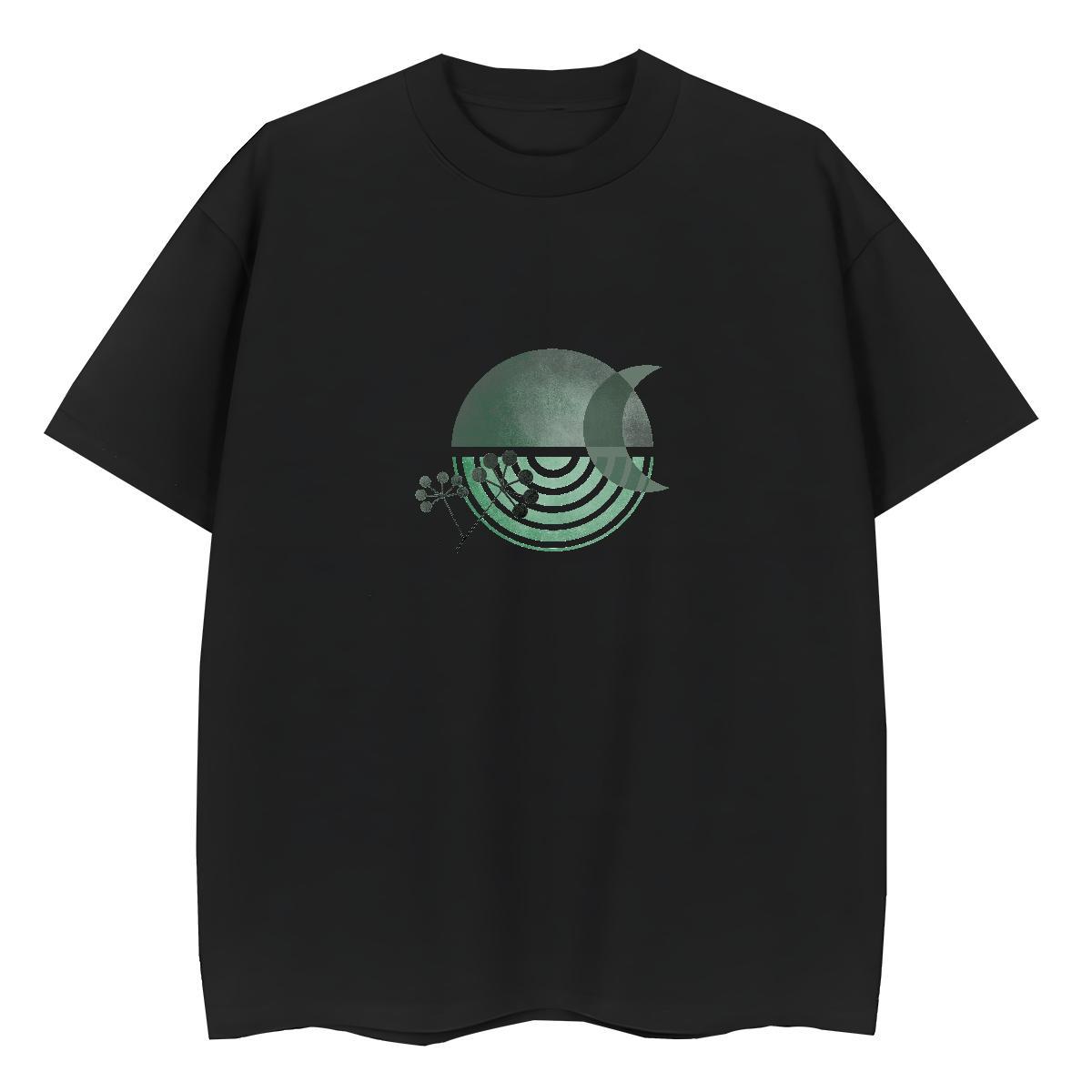 5A Woman Tshirt 100% Cotton 230g painting Street Wear T Shirts Women Crew Neck DIY Anime Tops Tees