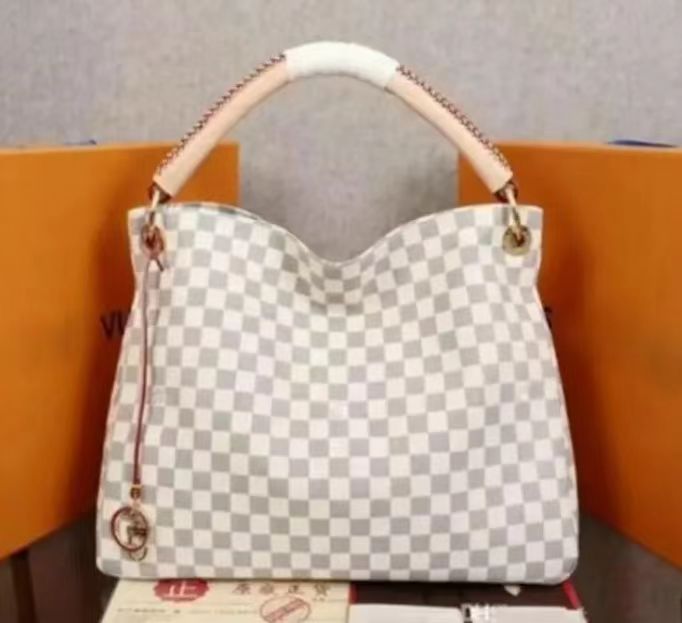Designer Bag Tote Bag Luxury Bag Fashion Tote Leather Handbag MM Women Bags High Capacity Composite Shopping Bags Old Flower Brown Bag A4