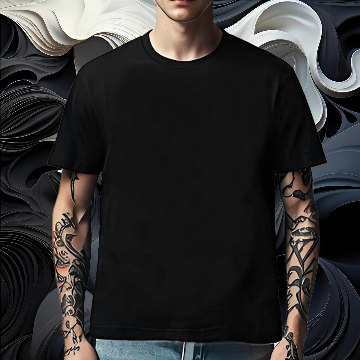 TOP Quality T-Shirts for Men 100% Cotton 230g eye of the devil Street Wear Graphic Breathable Short Sleeve Tshirt for Man Woman Customized Tops Shirt
