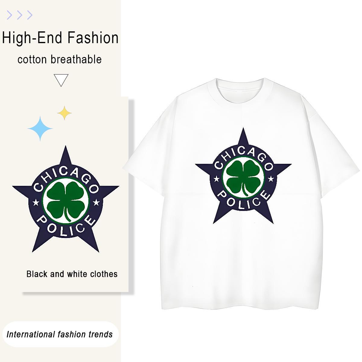 Loose Women Tshirts 230g 100% Cotton letter Casual Sport T-Shirts for Women Breathable Short Sleeve Anime Print Wear