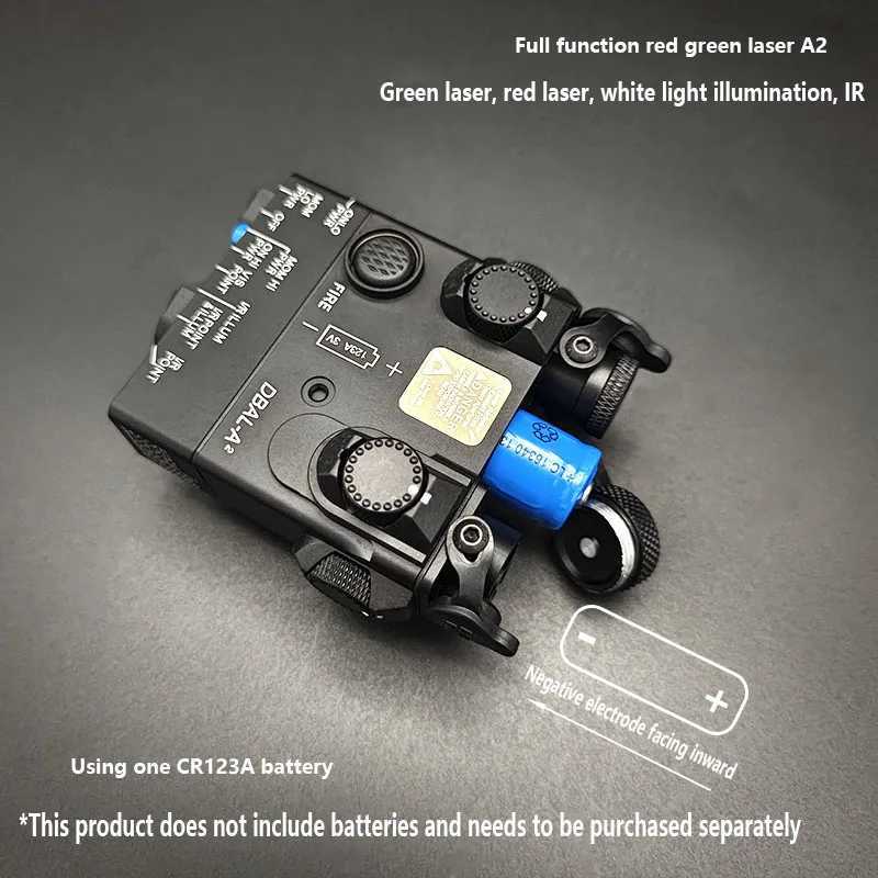 Sotac Metal DBAL A2 tactical laser red green dot indicator infrared laser+LED white light multifunctional laser indicator aiming CL240826