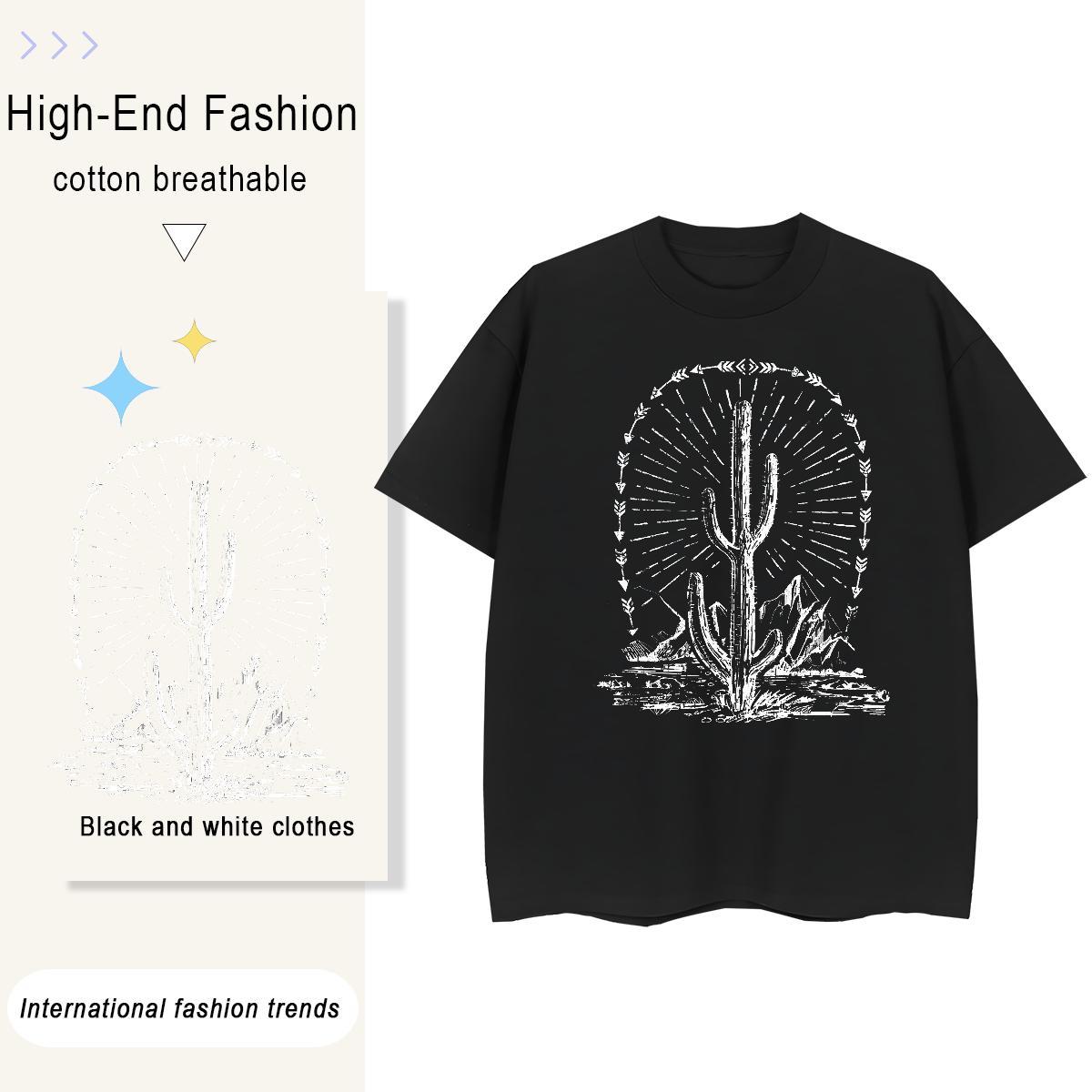 Designer Nice Couples T Shirts 230g Pure Cotton handpainted Sport T-Shirts Round Neck Short Sleeve Customized Tee Shirt