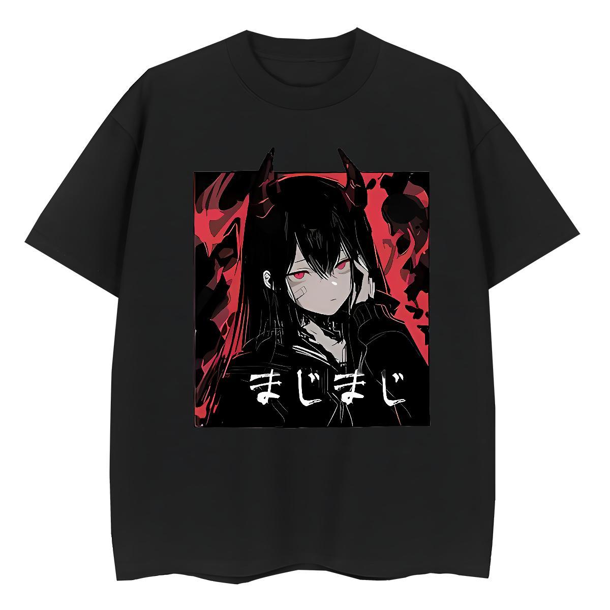 Free Shipping Lady T shirt 230g Cotton comic Hip Hop Street T Shirts Women Breathable Short Sleeve Customized Print Tops Shirt