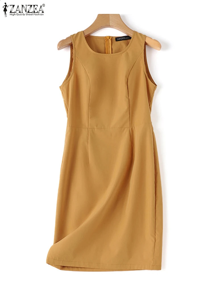 2PCS Women Elegant Work Matching Sets ZANZEA Female Blazer Solid Slim Dress Sets Spring Office Outwear OL Outfits Tracksuits 240826