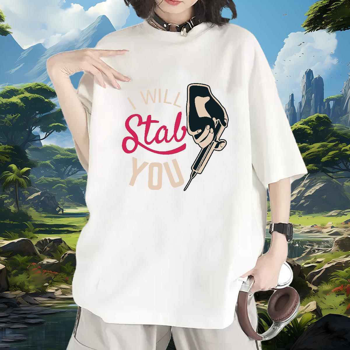 Female Women Tshirts 230g 100% Cotton monogram Spring Summer T shirt O-Neck Short Sleeve Oversized L-4XL Clothes