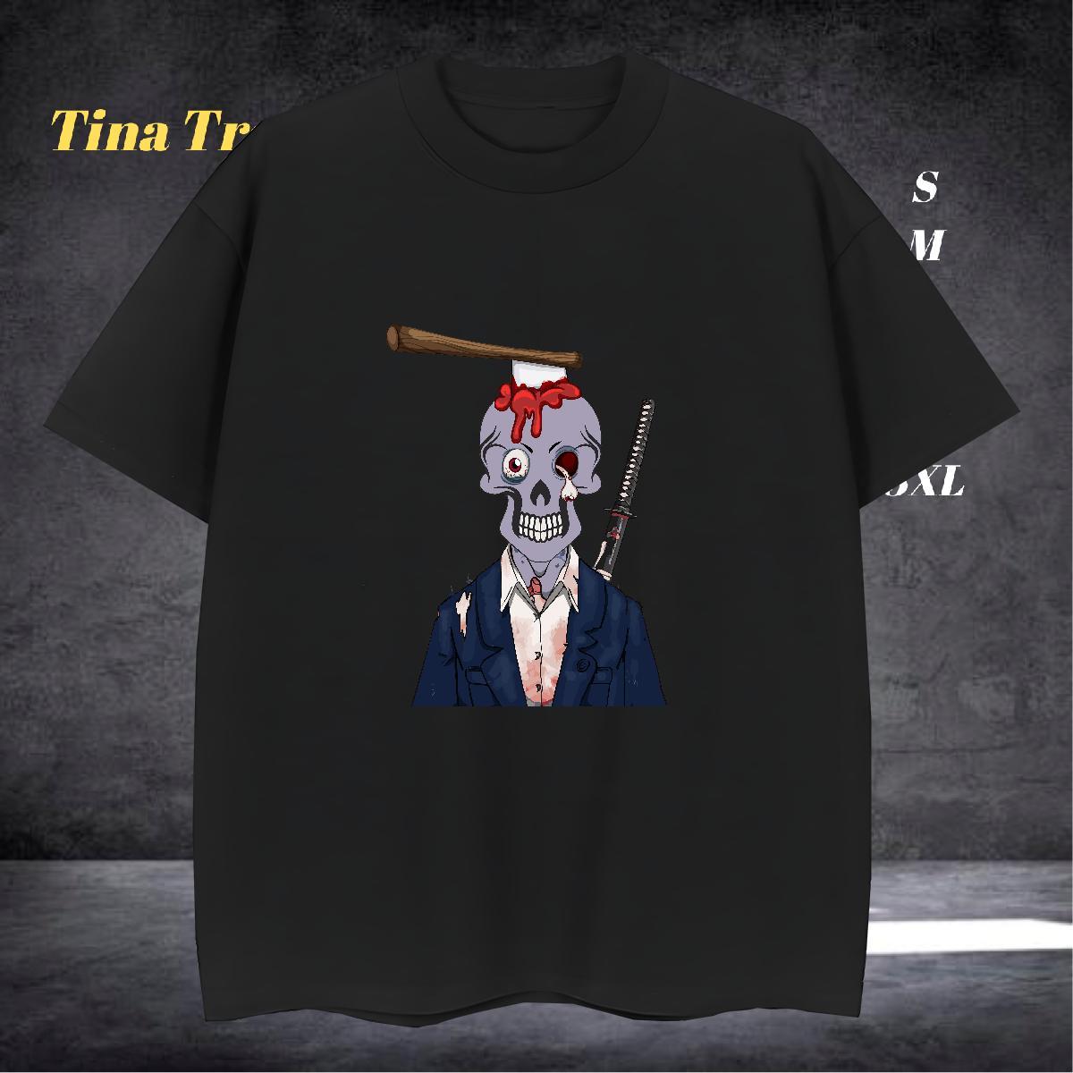 Designer T shirt 100% Cotton 230g skull Street Custom Anime Breathable Short Sleeve Men Tshirts Fashion Design Tops Tees