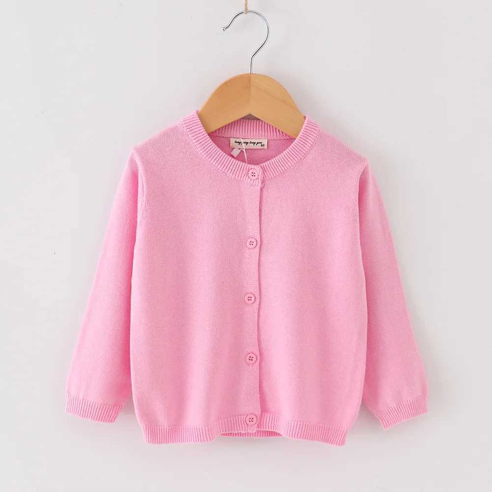Candy Color Cardigans for Boys Girls Spring and Autumn 1 to 2 4 6 8 9 Year Old Childrens Clothing Knitted Sweater Baby CoatW240824