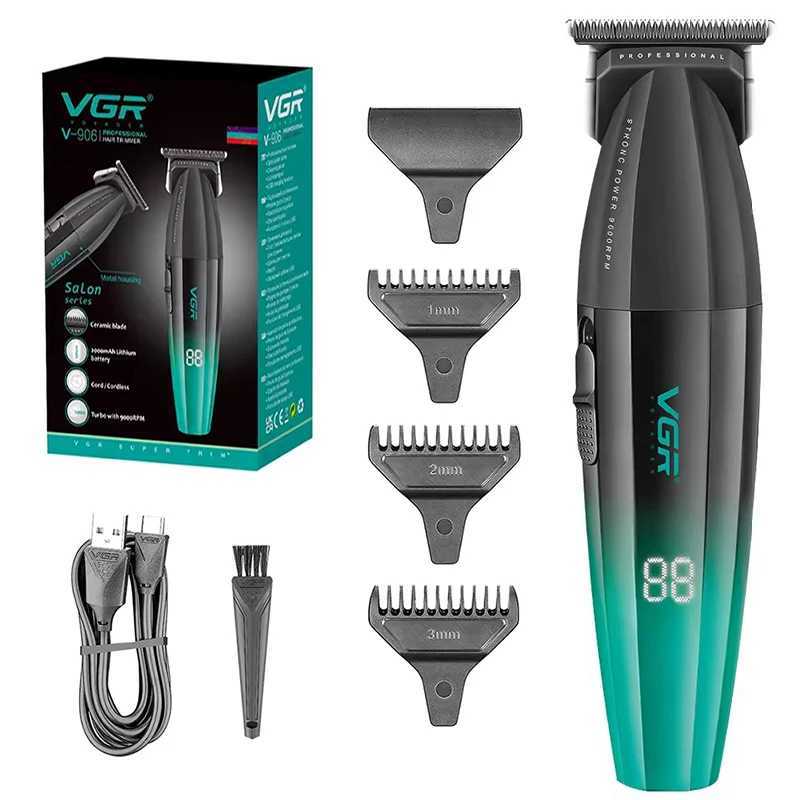 Original VGR 0mm metal free electric beard trimmer suitable for mens body and facial electric hair clippers rechargeable W240824