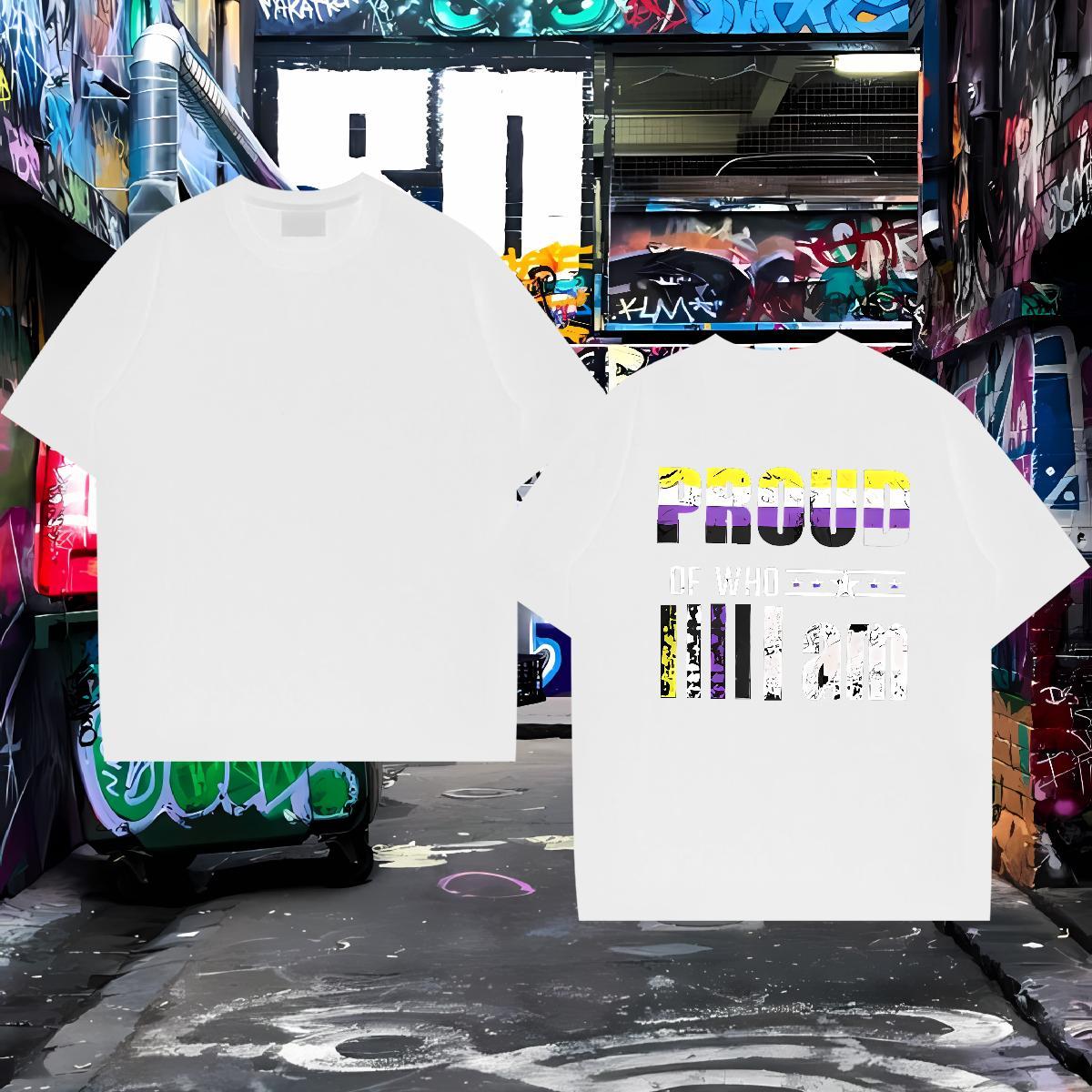 Classic T shirt 230g Pure Cotton letter Sport Floral Print Short Sleeve Soft Men Tshirts Designer Tops Tees