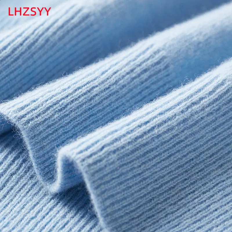LHZSYY Autumn Winter Men Cashmere Sweater First-Line Ready-To-Wear Pullover Half Turtleneck Casual Sweater Pure Wool Knit Shirt 240826 - view 7