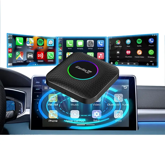 Carlinkit Qualcomm SMD660 chipset carplay ai box android 13 wireless carplay box 4G sim gps navigaiton youtube netflix media palyer box for car