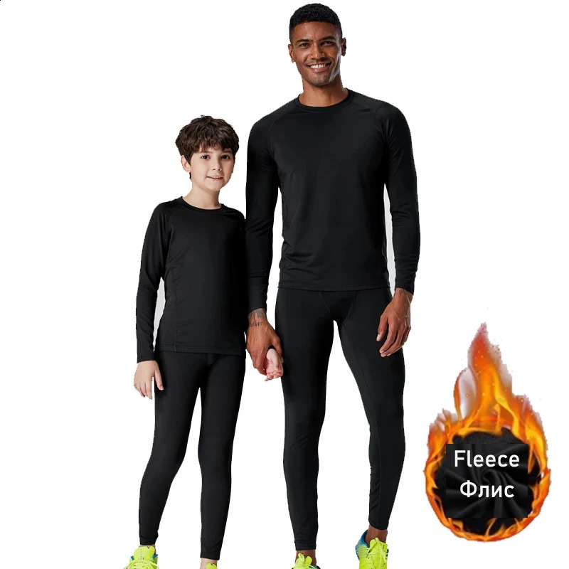 Winter Mens Fleece Thermal Underwear Warm Second Skin s Thermal Long Shirt Bottom Indoor Base Layer Tights Sports underwear 240826
