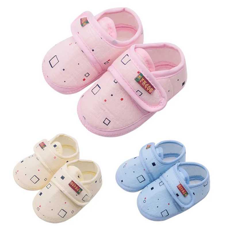 Cotton baby shoes baby first mover toddler girl child bow knot soft anti slip baby shoes 0-18 months old M240827