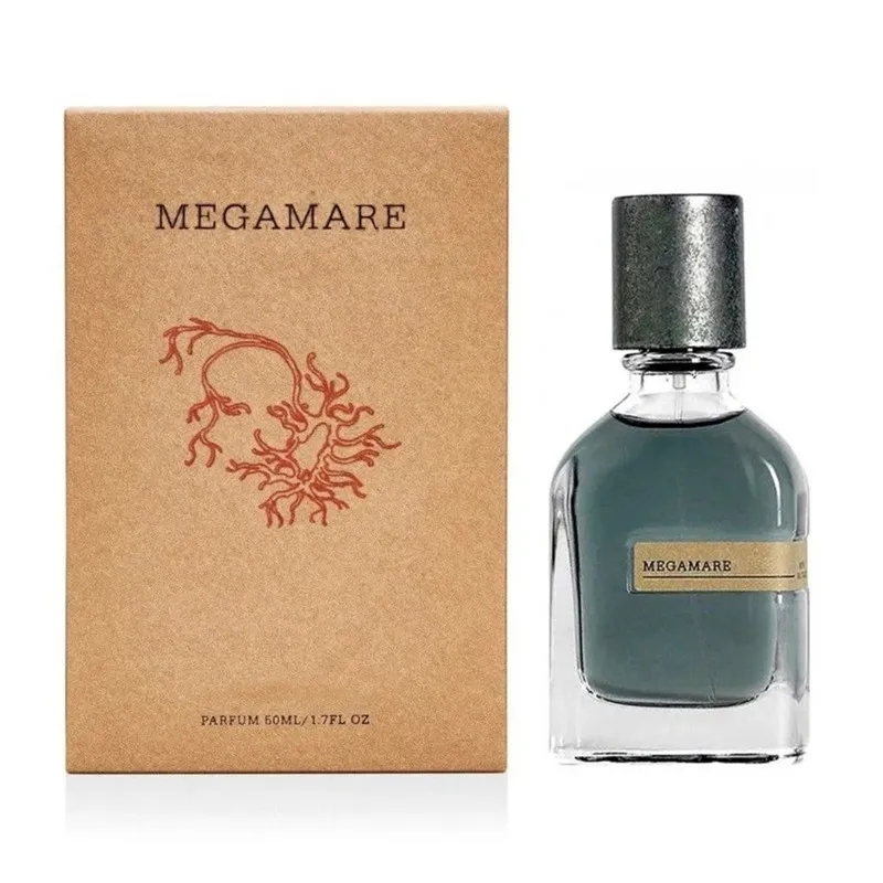 High Quality Perfume Orto Perfumes Megamare 50Ml For Men Women Fragrance Bergmask 1 Viride Boccanera Spray Parfum Lasting Smell