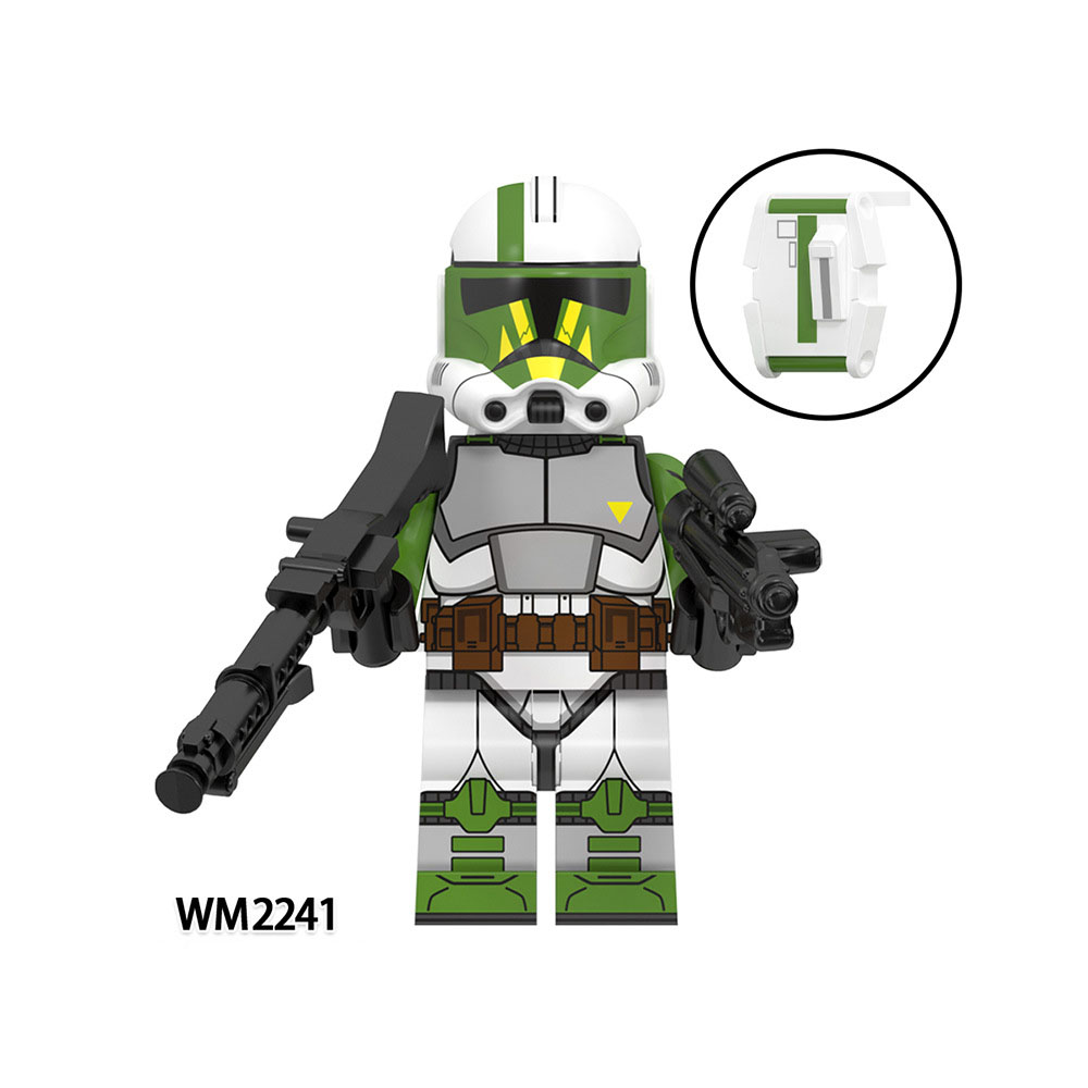 Foreign trade goods WM6125 TV movie series soldiers assembling human block toys in bags