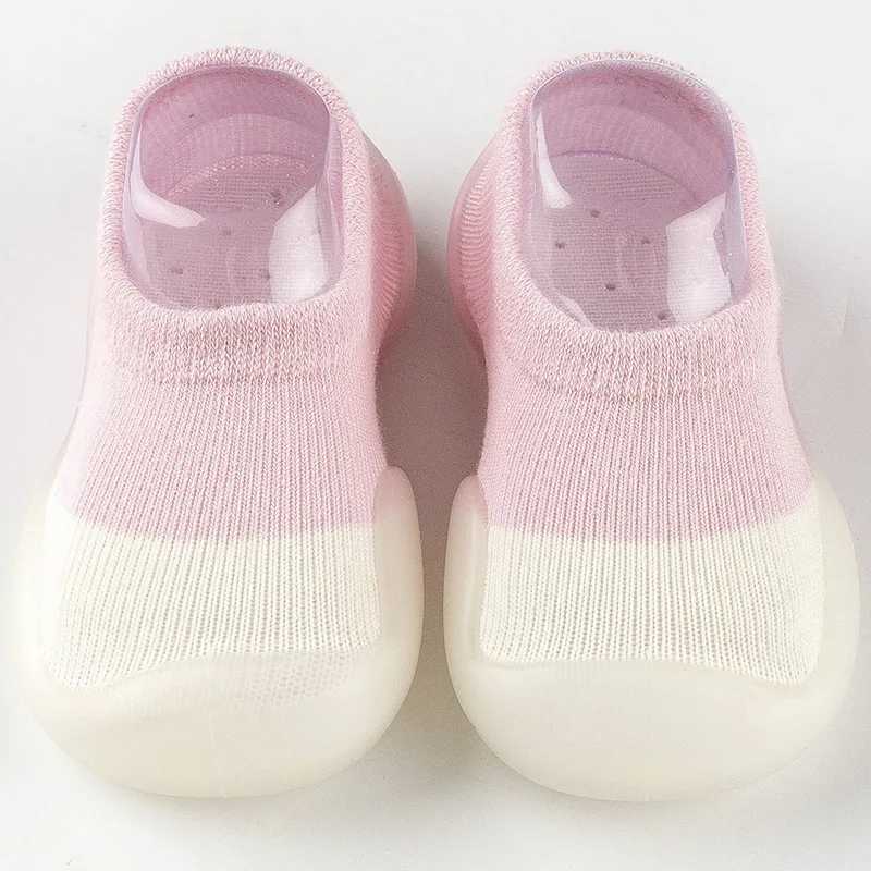 Baby shoes and simple Korean fashionable sock shoes suitable for young boys and girls spring and summer non slip floor shoes baby products M240827