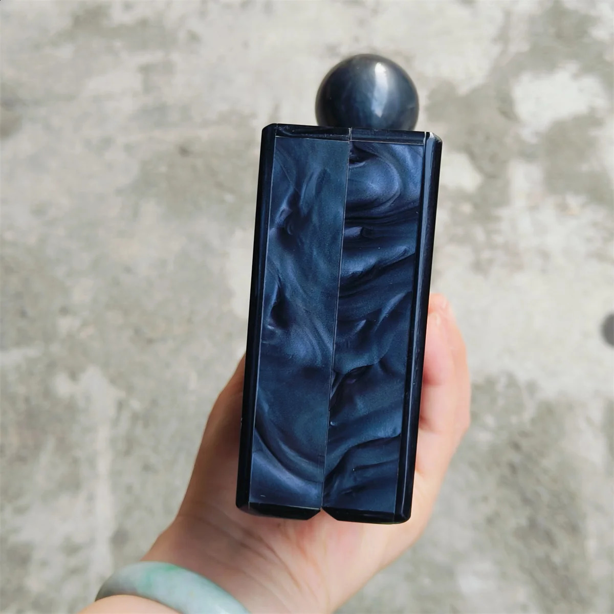 Marble Pearl Black Long Acrylic Box PVC Evening Clutch Bag Mini Flap Travel Beach Purses And Handbags Wedrses Handbag 240826Z