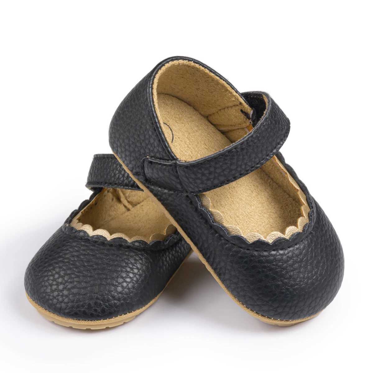 KIDSUN Spring/Summer Womens Shoes Newborn Flat Shoes First Step Walker Princess Dress Shoes Anti slip Rubber Sole Preschool Board Shoes M240827