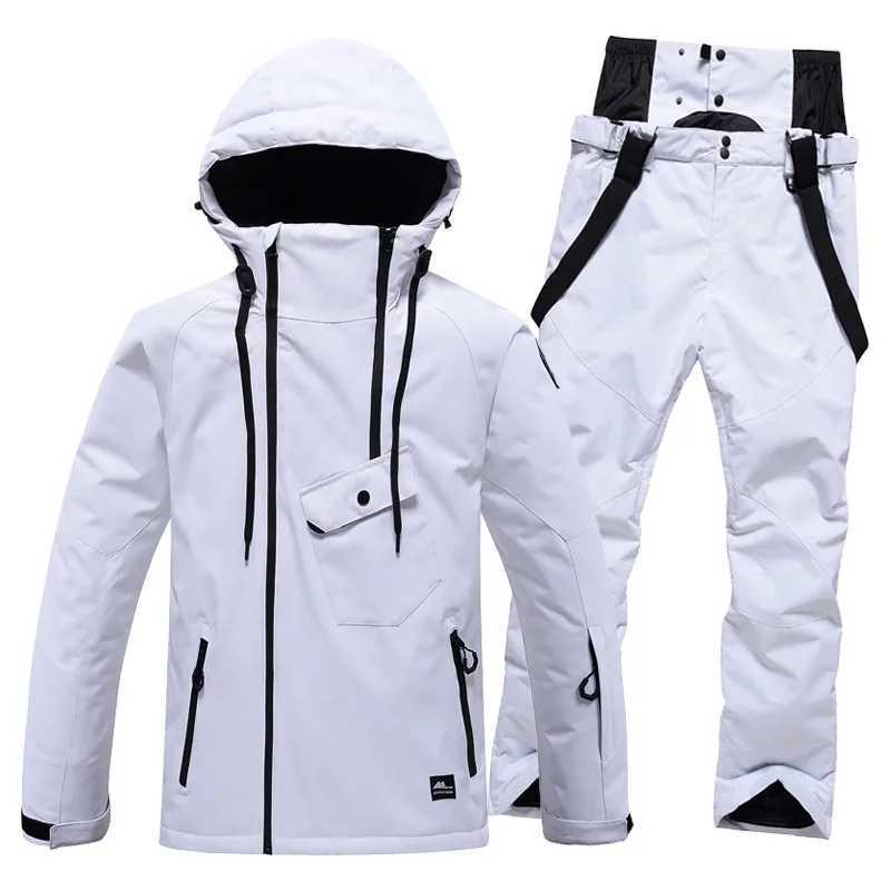 Skiing Suits Ski Suit For Men And Womens Windproof Waterproof Warm Breathable Winter Snow Suit H240826