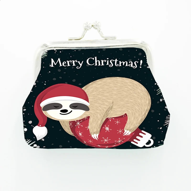 24 piecesbatch of Merry Christmas coin wallets gifts souvenirs keybags mini change daily pockets 240827