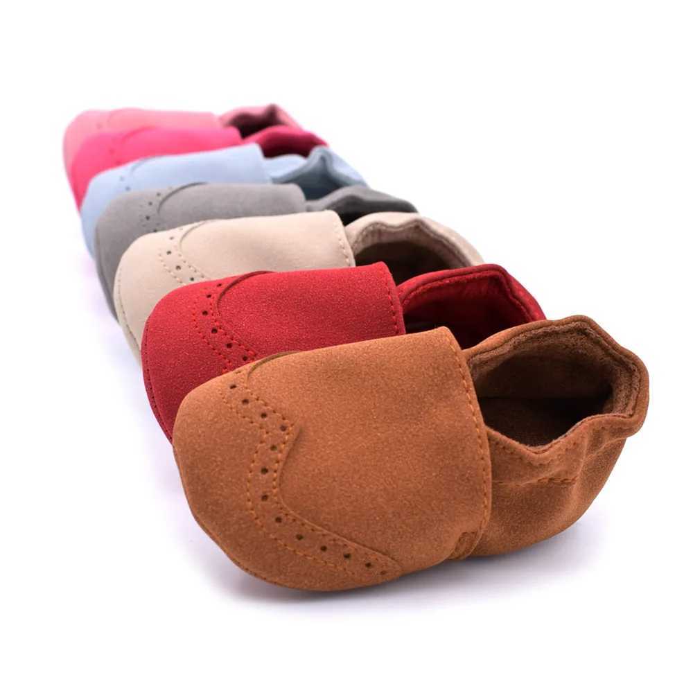 Nubuck leather baby shoes baby toddler baby boy soft sole first walking baby Moccasins high-quality childrens shoes 0-18M M240827