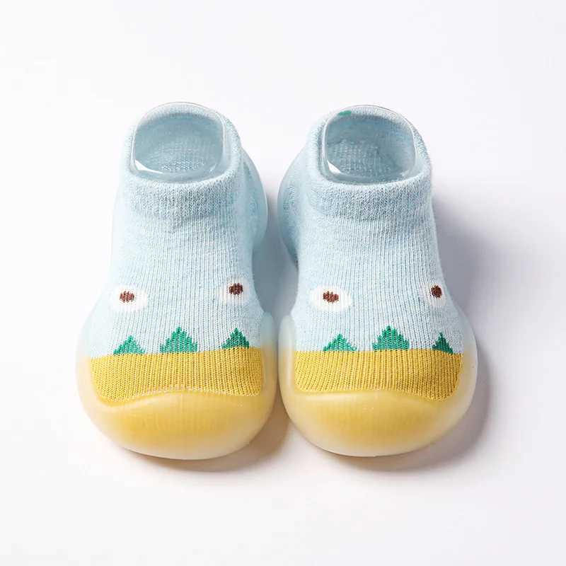 HappyFluttere 0-3Y Spring and Autumn Shoes Soft Cotton Anti slip Baby Shoes Walking Indoor Baby Thin Style Breathable Socks Shoes M240827