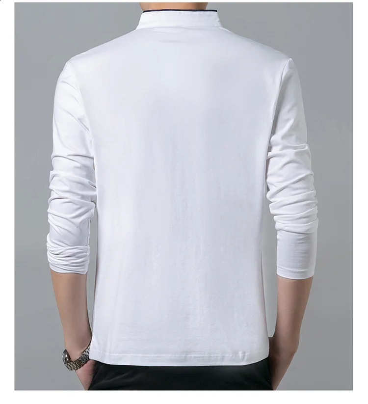 Selling Spring Mens Tshirt Long Sleeve Bracket Basic Solid Shirt Underwear 240827