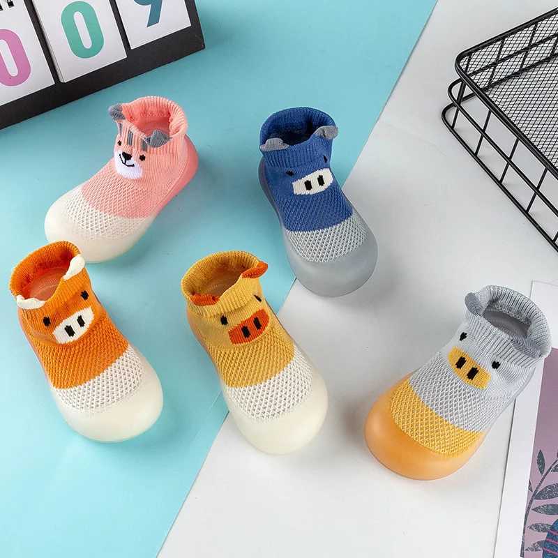 Baby shoes soft rubber soles first mover childrens socks non slip flooring childrens socks M240827