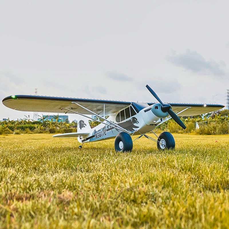 Fms aircraft model 1300mm Pa-18 fixed wing Rc remote control sports foam cross-country aircraft model adult childrens toys W240826