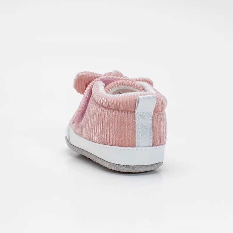 Autumn Baby Girl Fashion Bow Patch First Step Walker Newborn Shoes M240827